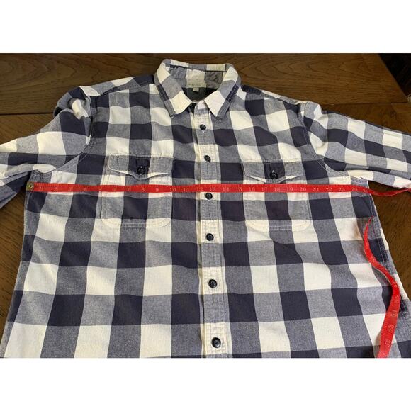 Sonoma Flannel Button Up Shirt Men's XL Long Sleeve Multicolor Check Cotton - Picture 9 of 10